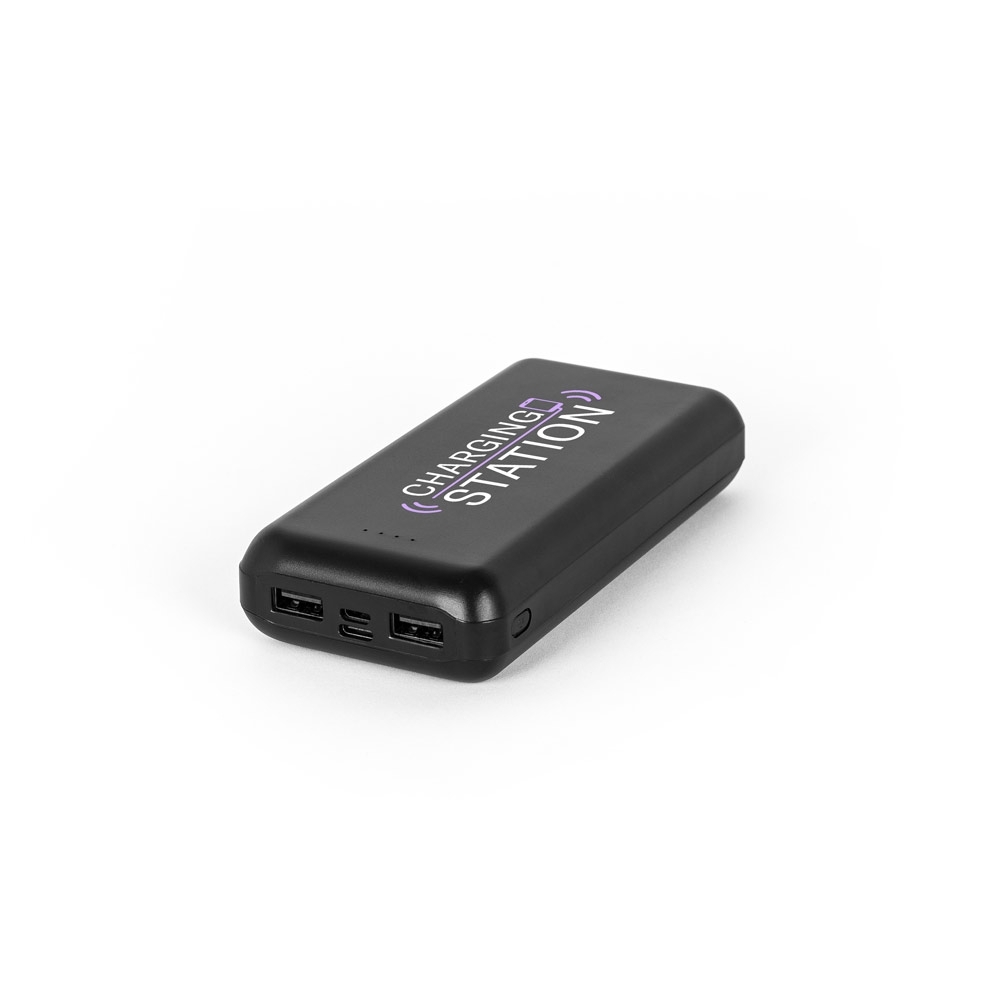 Bateria portátil em ABS 100% reciclado, 20.000 mAh