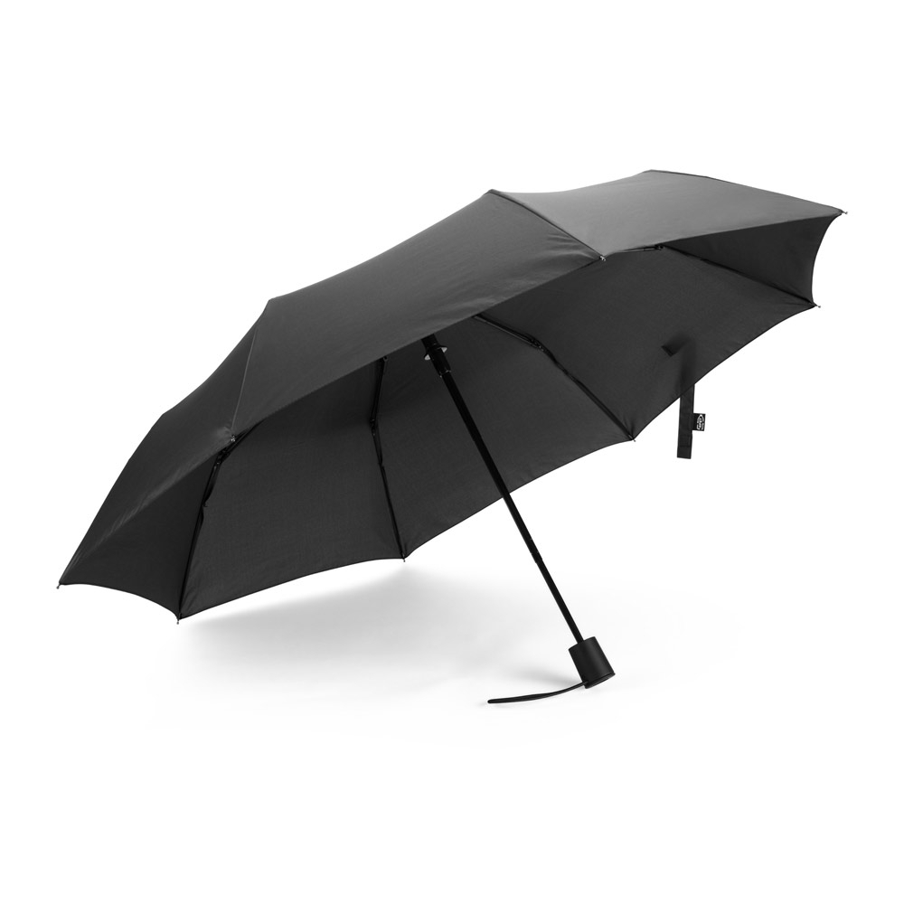 Guarda-chuva 2 em 1 com sacola em poliéster reciclado incluída