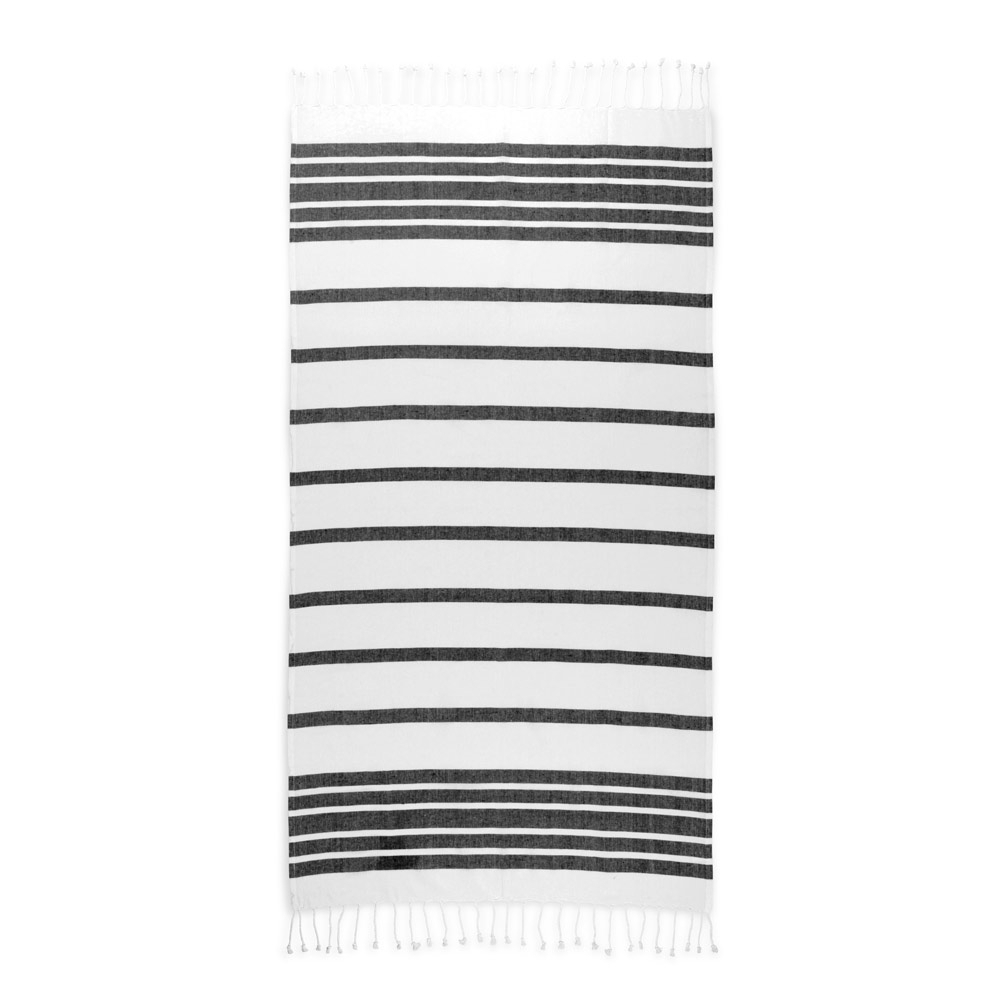 Toalha de praia em algodão e poliéster 180 g/m²