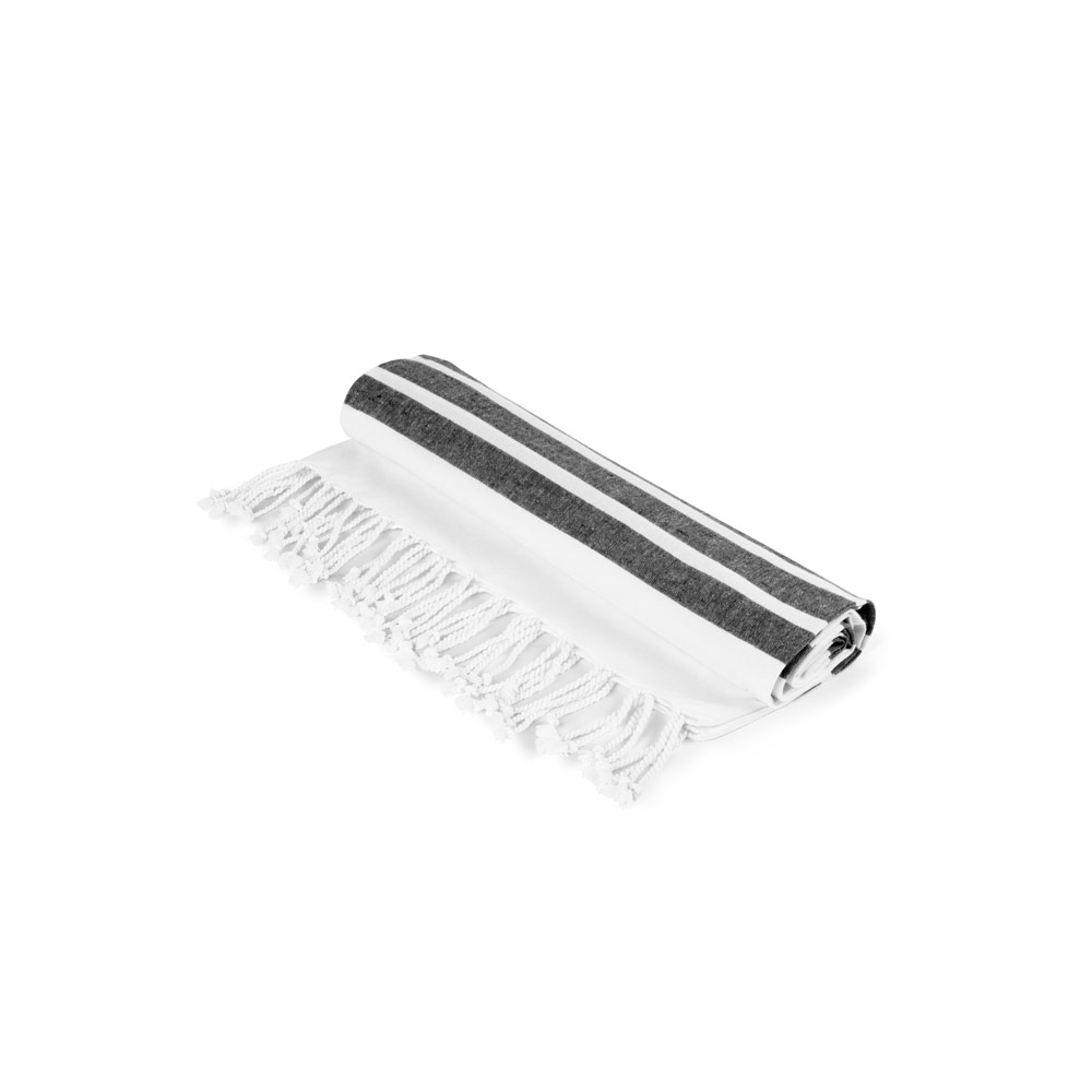 Toalha de praia em algodão e poliéster 180 g/m²
